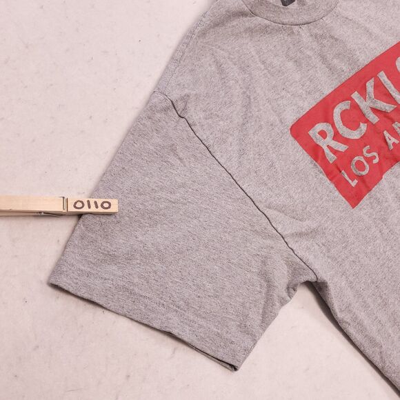 Young And Reckless Graphic Short Sleeve T Shirt Adult Mens Size Large L Gray Red - Picture 5 of 8